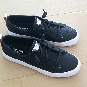 Sperry Crest Vibe Metallic Leather Sneaker